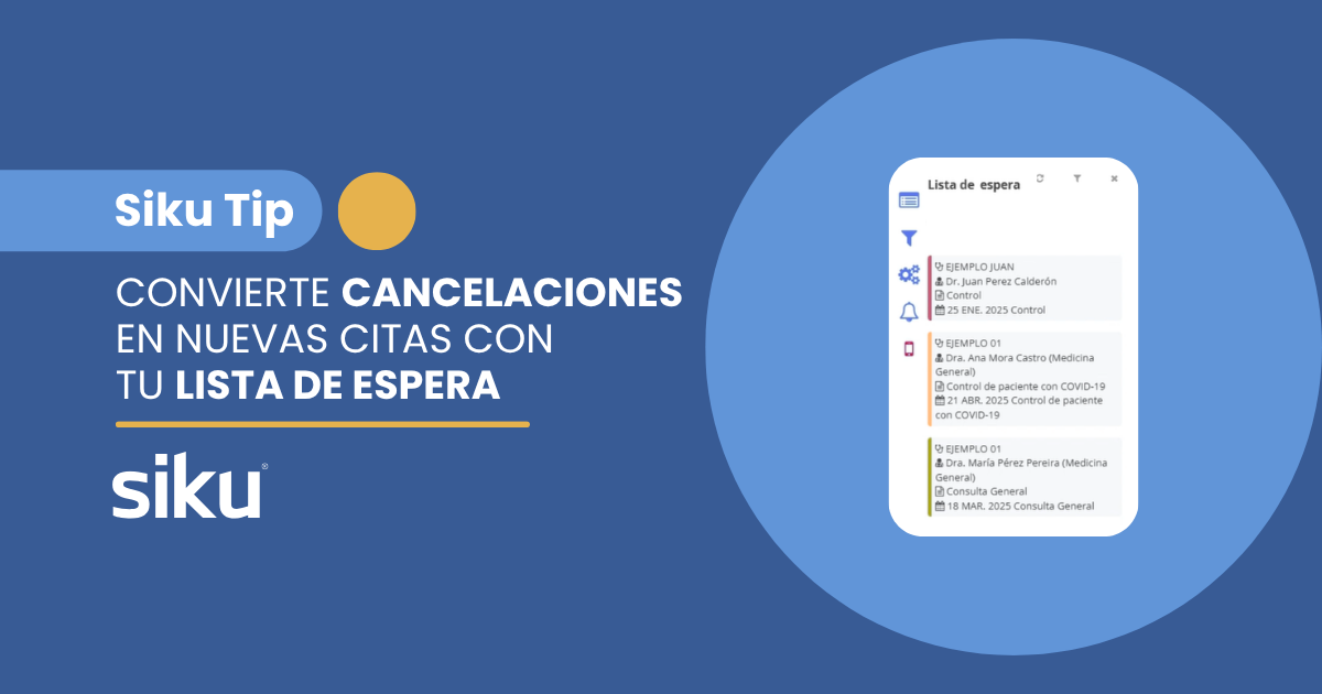 Cómo usar una lista de espera para llenar espacios cancelados