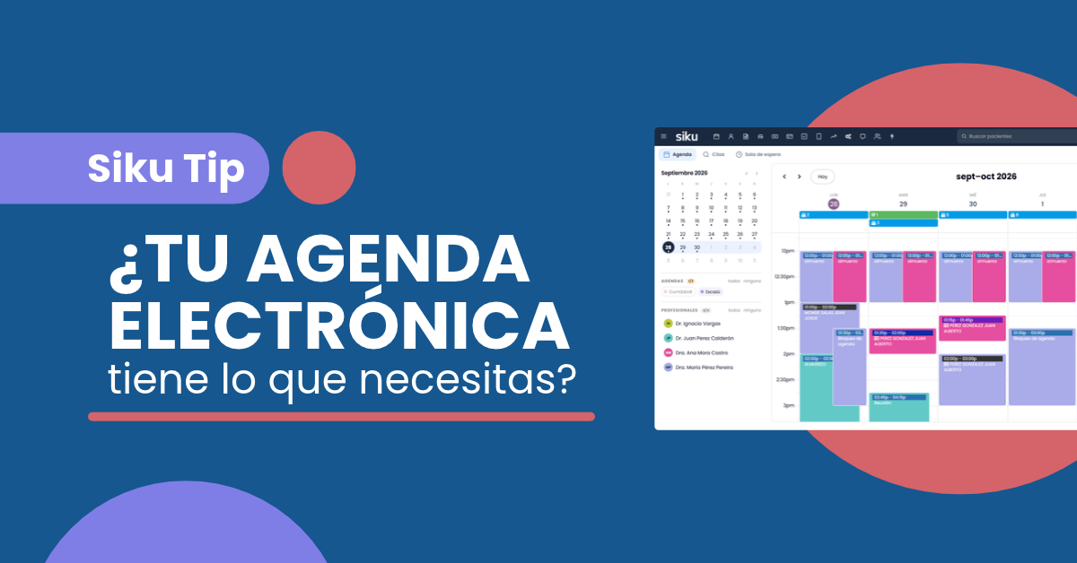 ¿Qué características debe tener una agenda médica digital en 2026?